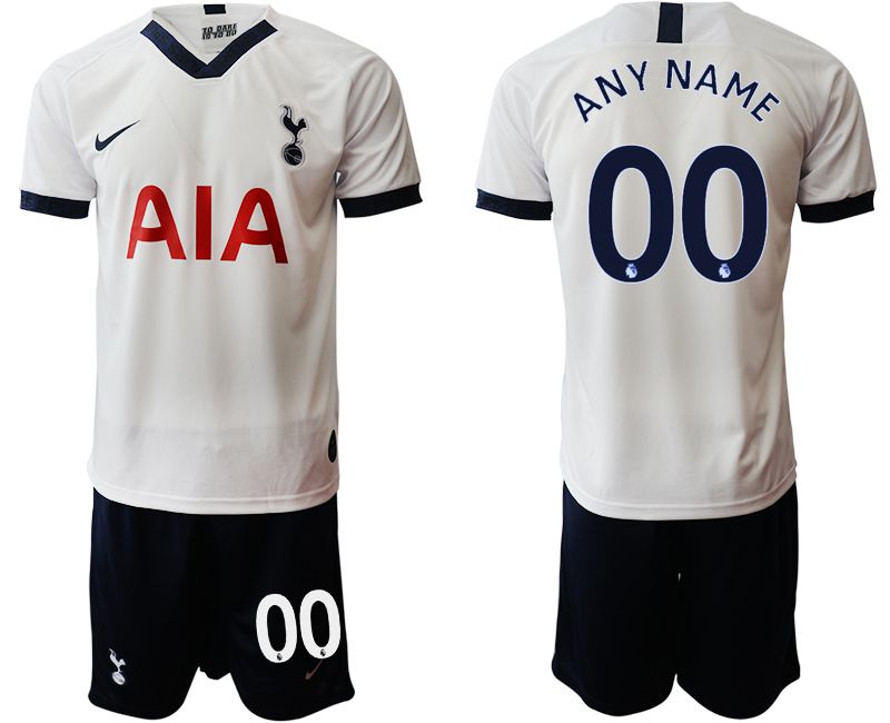 Men 2019-2020 club Tottenham Hotspur home customized white Soccer Jerseys